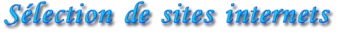 Sélection de sites internets